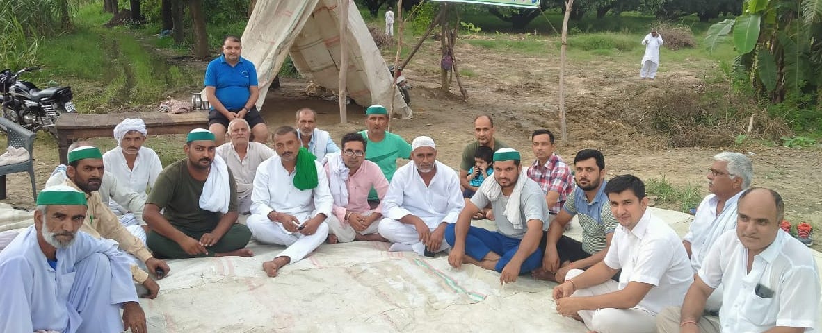 The strike of farmers continued on the seventh day