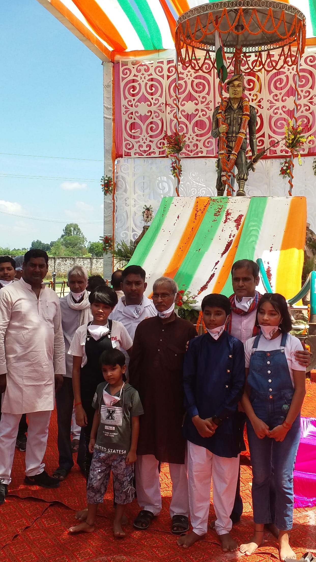 Homage paid to martyr Ramsamuzh with simplicity