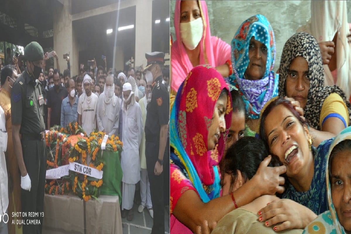 Pulwama Encounter: Martyred Prashant Sharma was cremated in Muzaffarnagar of Uttar Pradesh