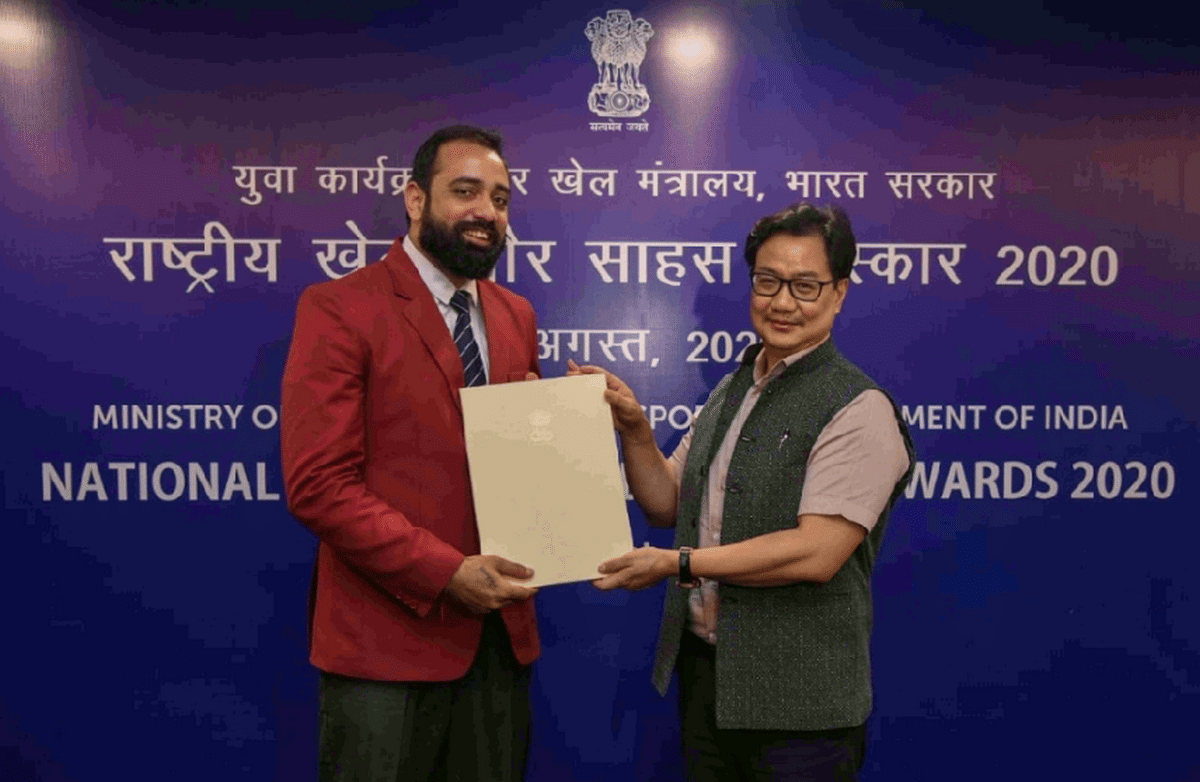 National Sports Day: Basketball Team Captain Vishesh Bhriguwanshi awarded by Arjuna Award Dedicated to Baba Vishwanath