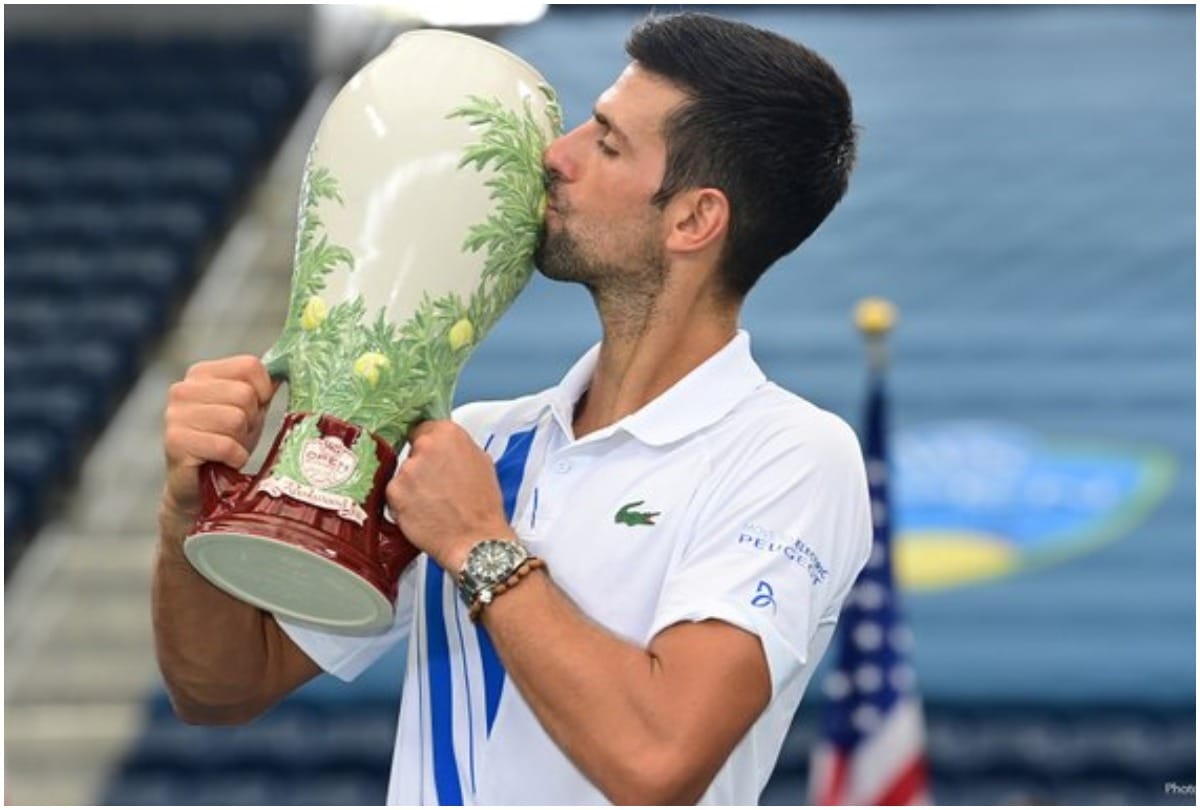 Western and Southern Open Novak Djokovic clinches record equaling 35th Masters title by beating Milos Raonic