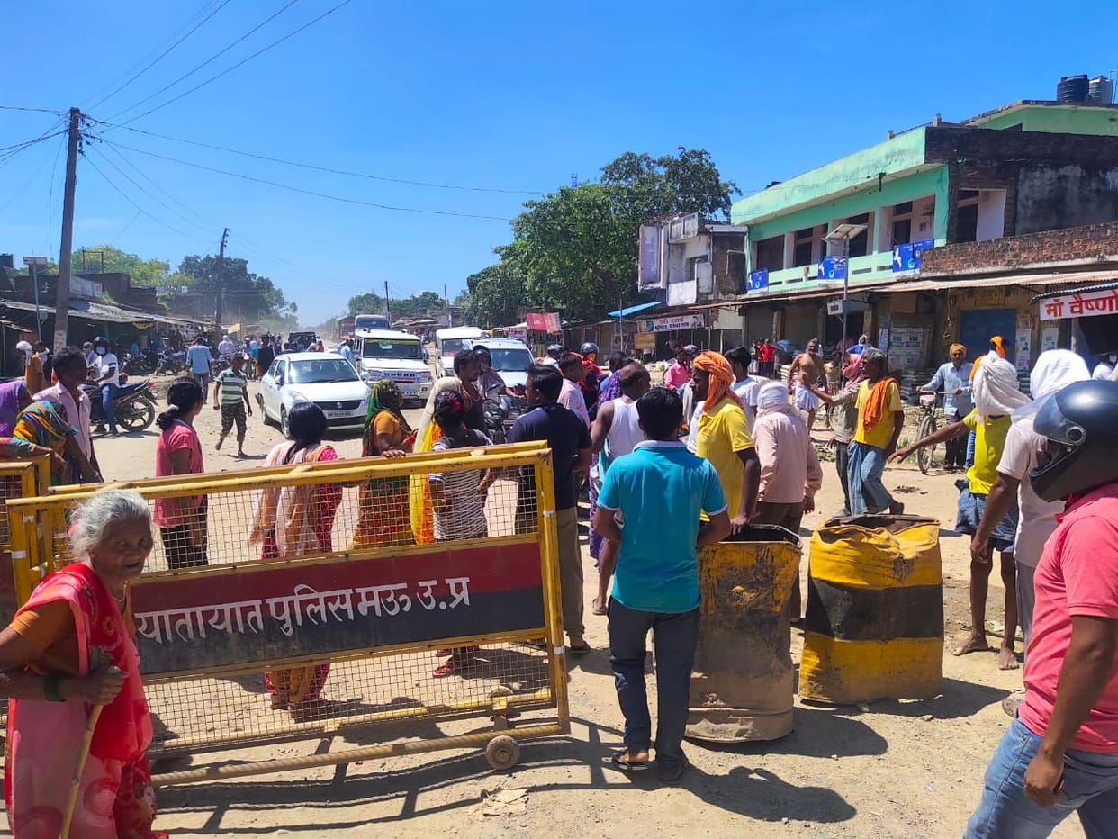 When police picked up Pradhan for questioning, the villagers jammed
