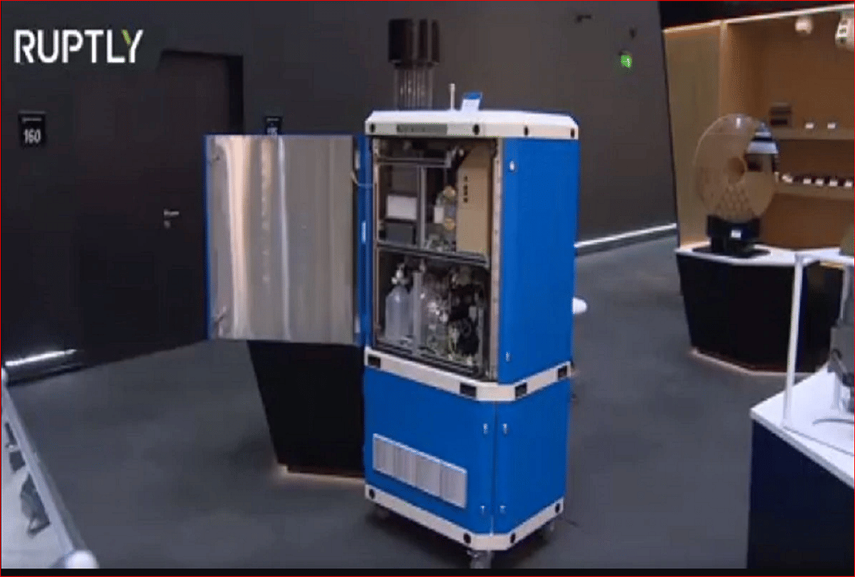 Russia developed a device called chemistry bio which can detect corona virus in the air