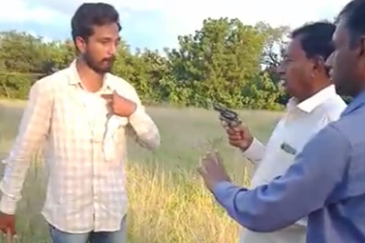 Telangana Former Minister Gutta Mohan Reddy booked for threatening local contractor JCB driver with pistol