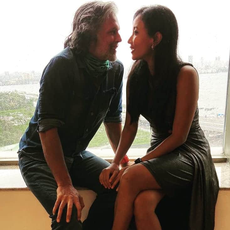 Milind Soman celebration his wife Ankita Konwar 29th birthday photo goese viral