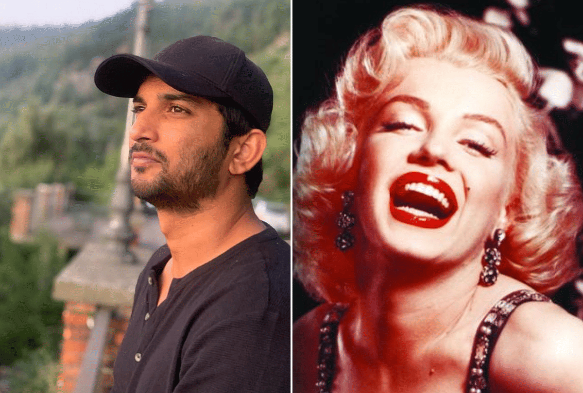 sushant singh rajput and Marilyn Monroe death cause connection similarities