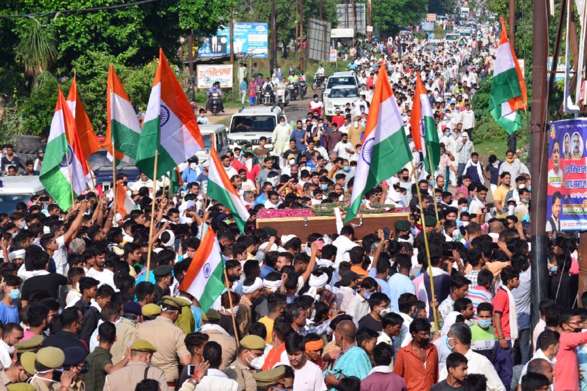 pulwama encounter: Muzaffarnagar martyr prashant sharma last ride pictures will make you emotional
