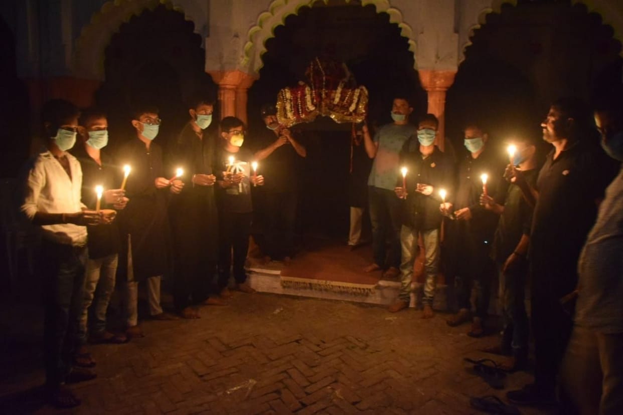 muslims demonstrated on moharram fest in prayagraj