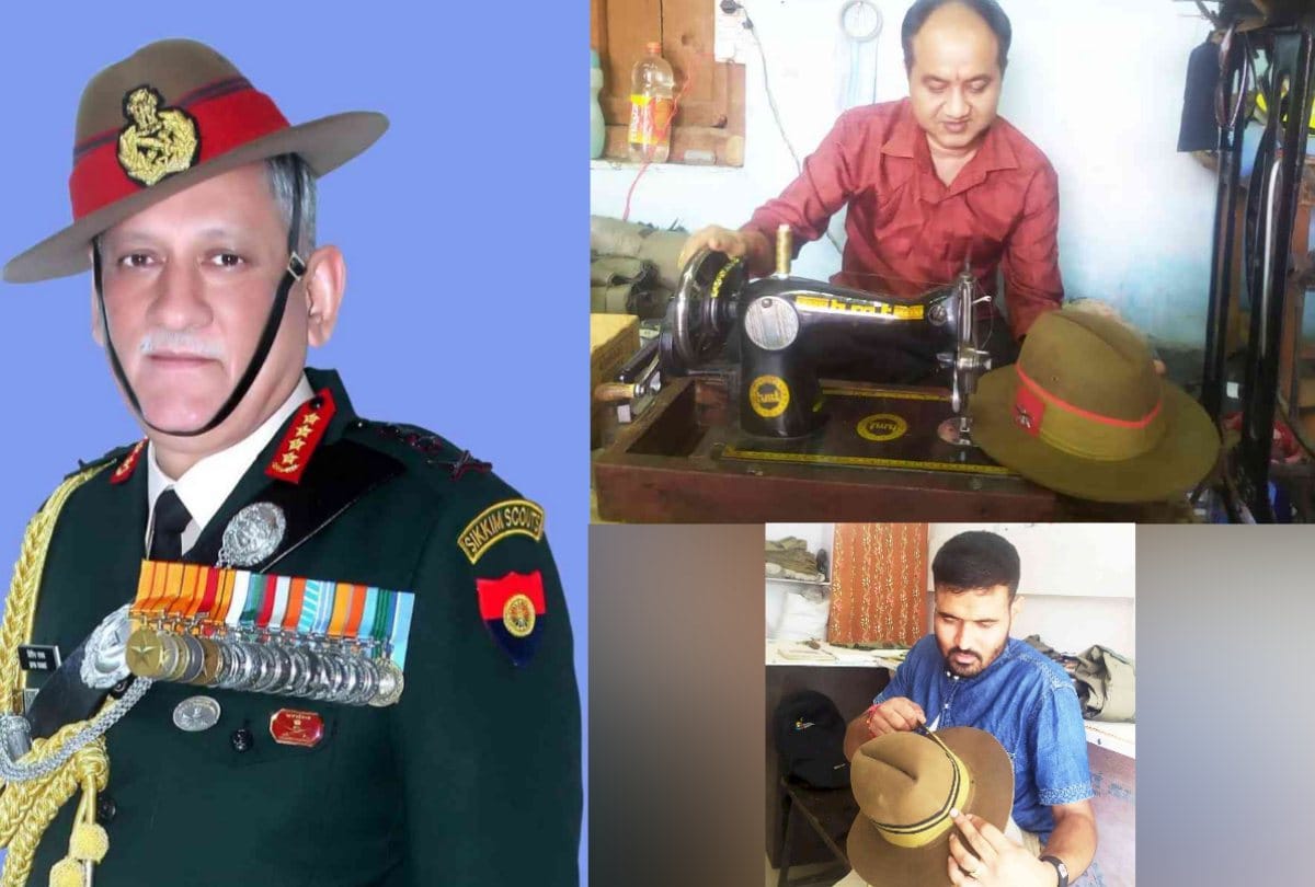 General Bipin Rawat Gorkha Hat made in Subathu solan himachal pradesh