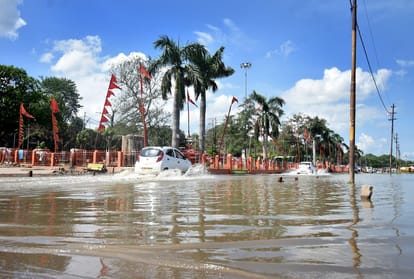 Increase in Ganga-Yamuna in Prayagraj again increases flood risk