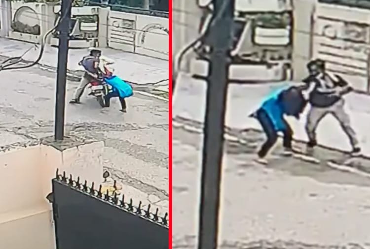 Brave daughter caught mobile snatcher in Jalandhar of Punjab