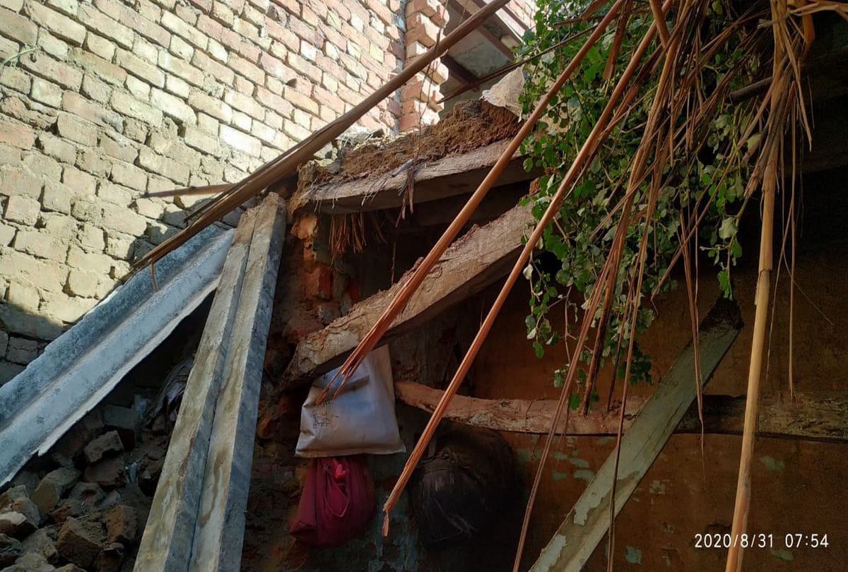 Woman dies due to roof collapse of house in mathura