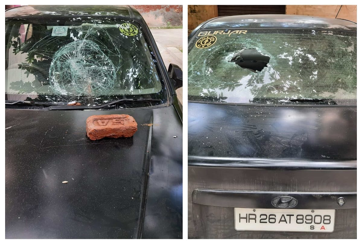 Greater Noida thieves enter bjp leader mahendra singh nagar house after shouting ran away by breaking car glass