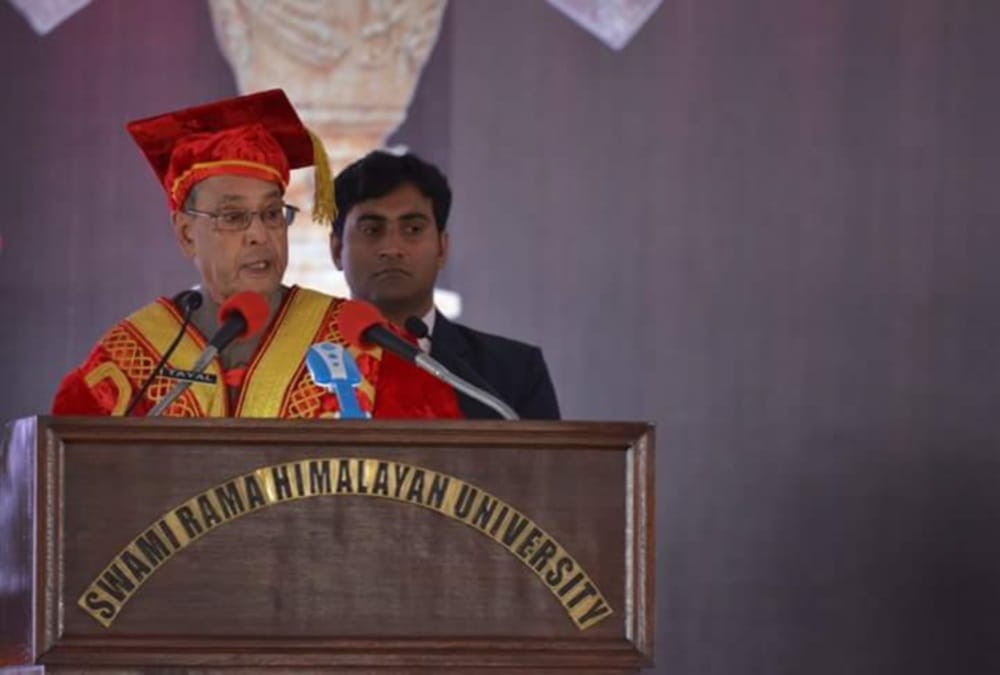 Former President of india Pranab Mukherjee death: Pranab Mukherjee came uttarakhand in 2016, Worry for students for not giving Quality education