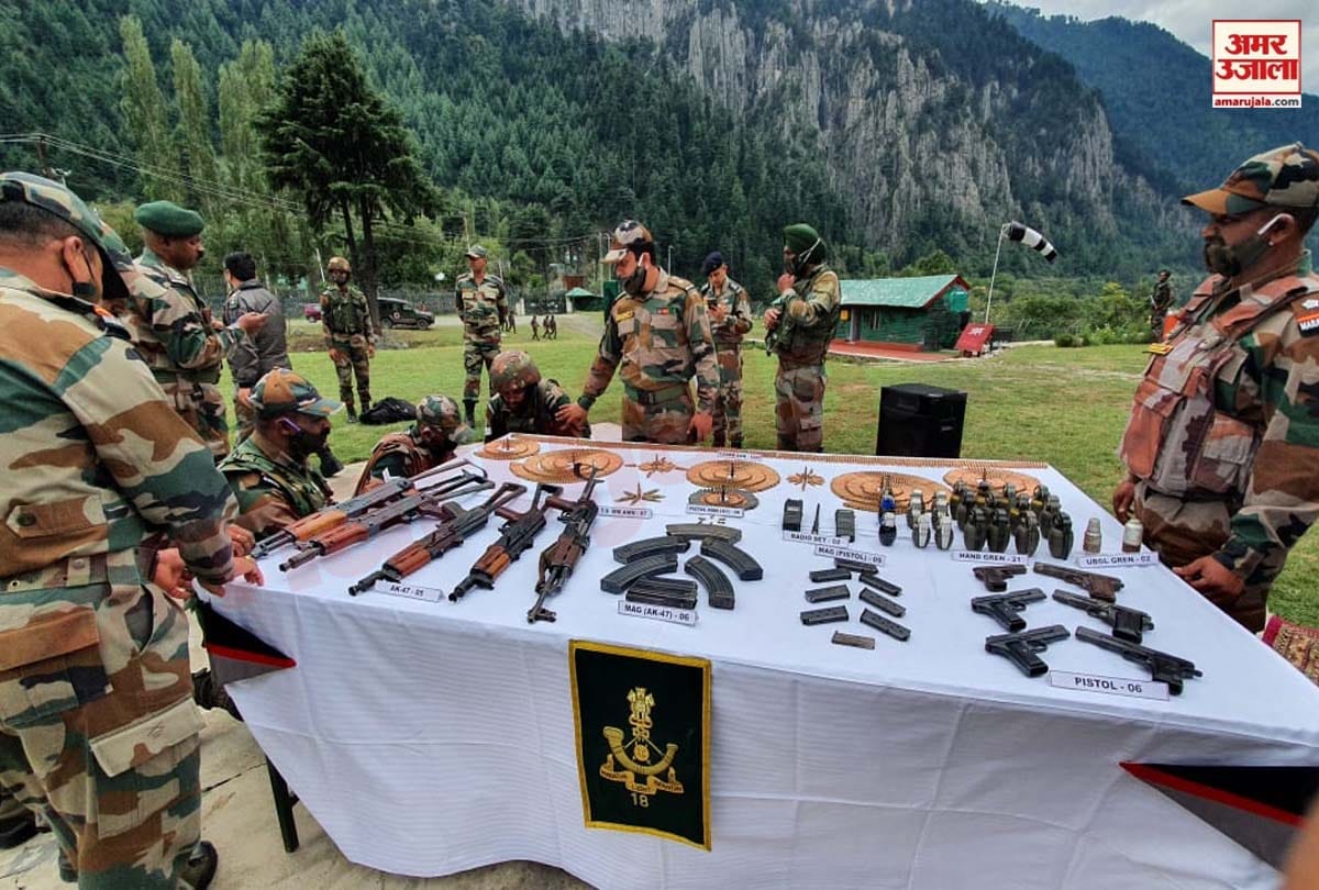 arms and ammunation recorved in Uri Sector of Baramulla District