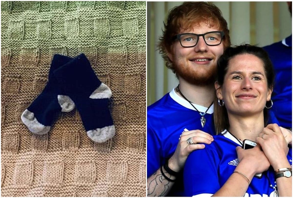 Ed Sheeran singer and wife cherry seaborn welcome baby girl