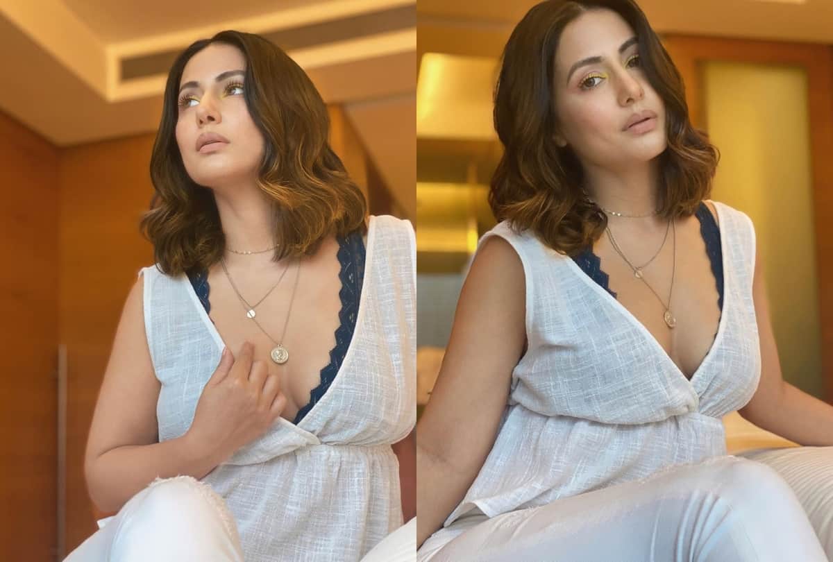 hina khan yellow eyeliner add extra glam in her latest bold look