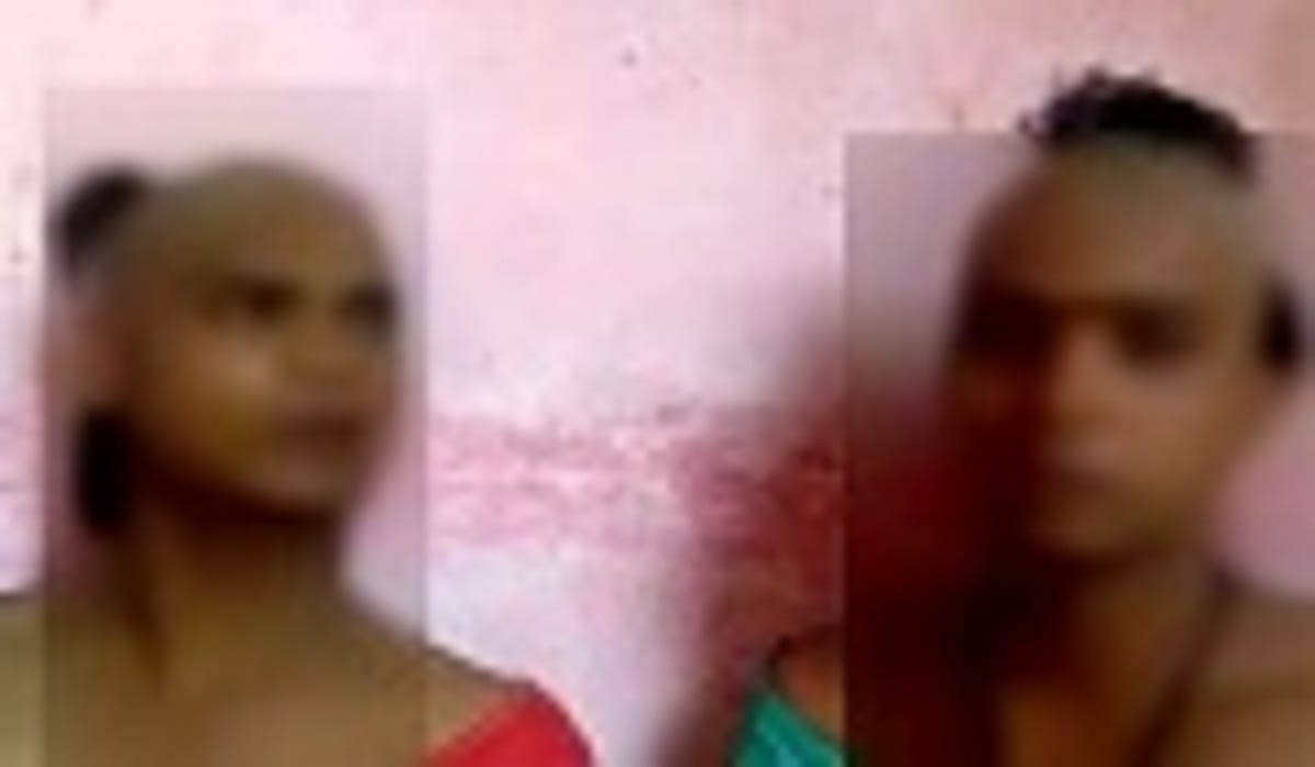 People head shaved of two men who become kinner came to give badhai were taken hostage in jaunpur