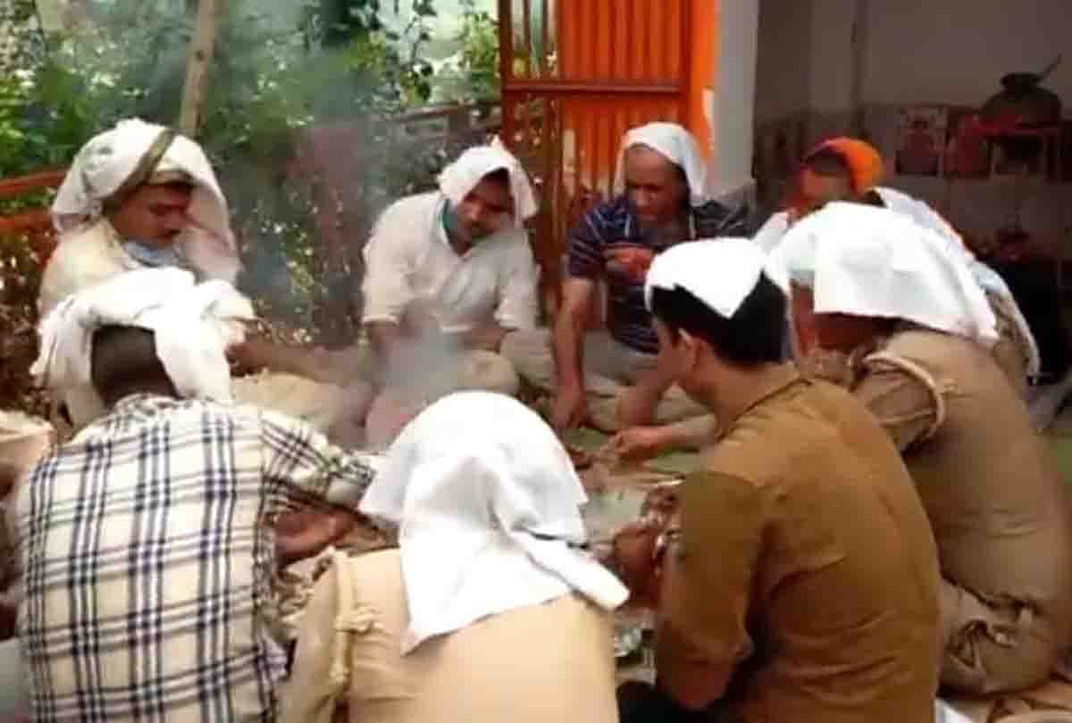 After Bikru incident, Havan Pujan was done in Chaubepur police station for purification and crime control