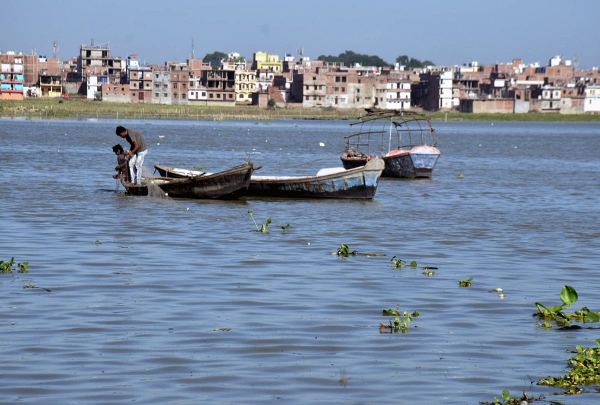 Ganges and Yamuna burnt in Prayagraj flood in Allahabad