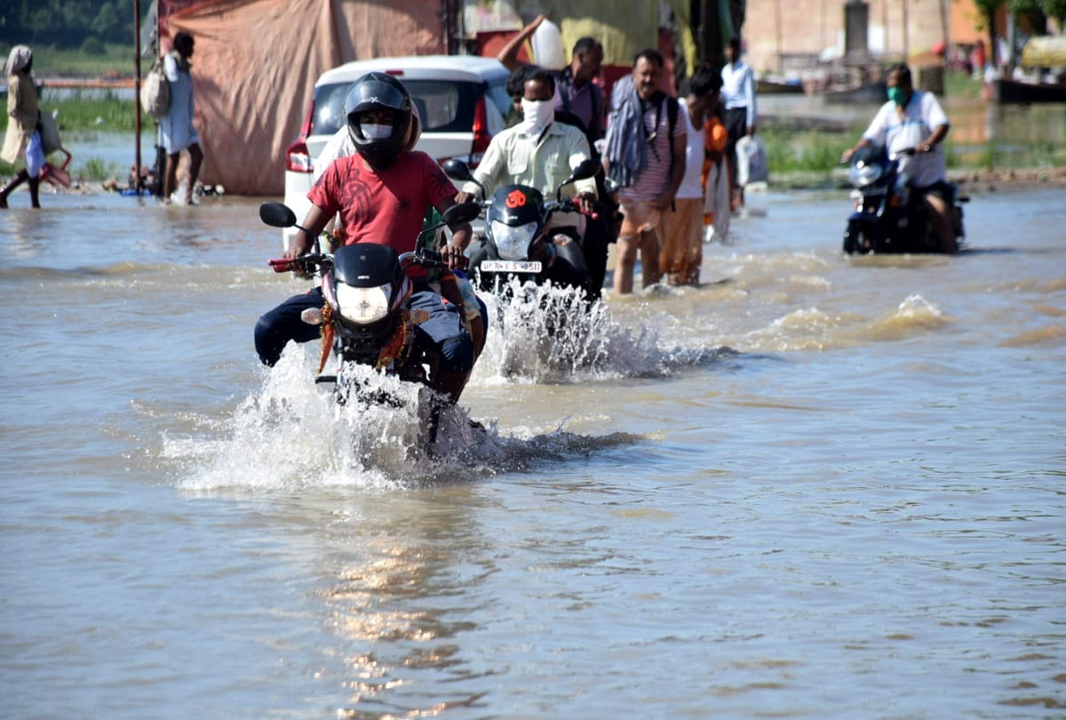 Ganges and Yamuna burnt in Prayagraj flood in Allahabad