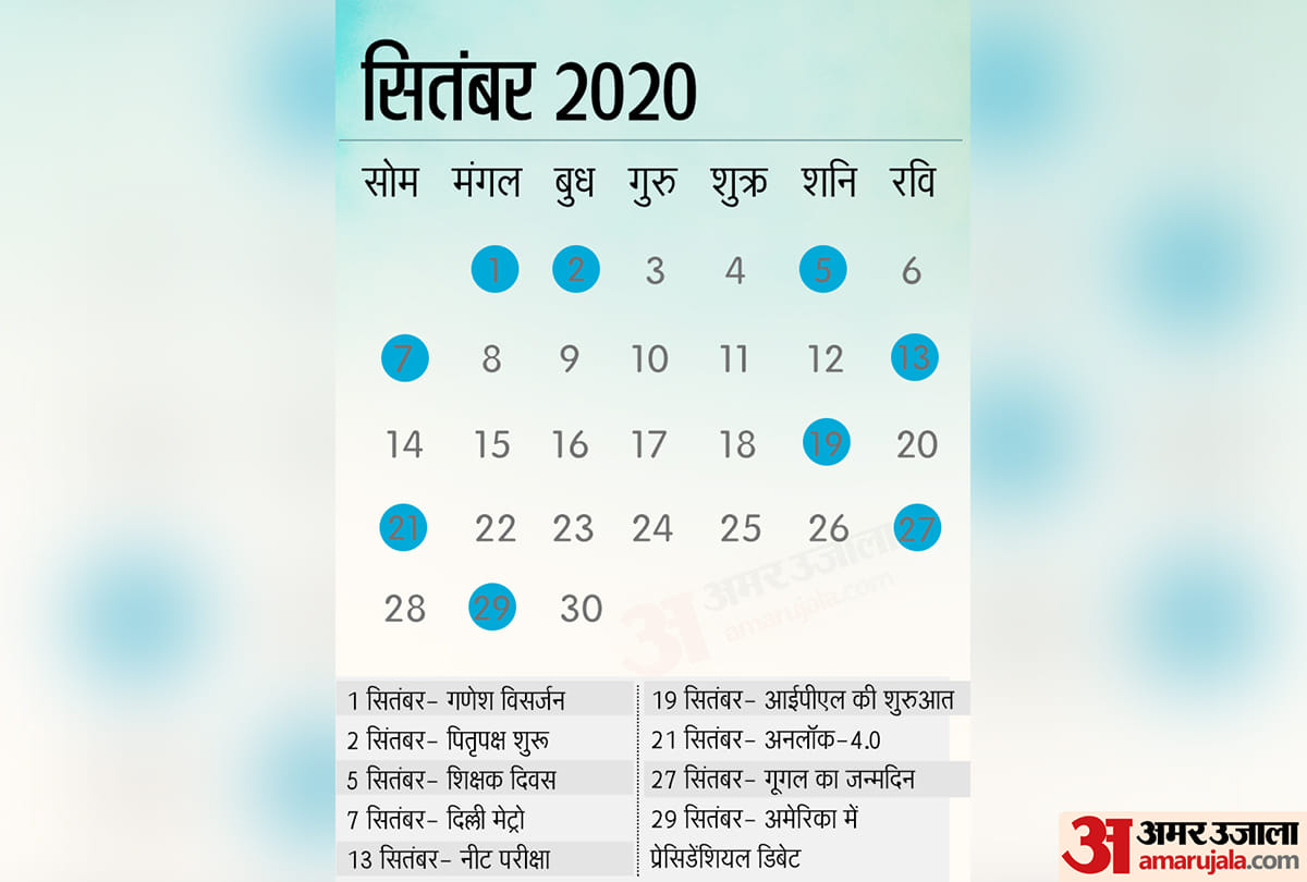 september diary 2020 know about important events and festivals in this month