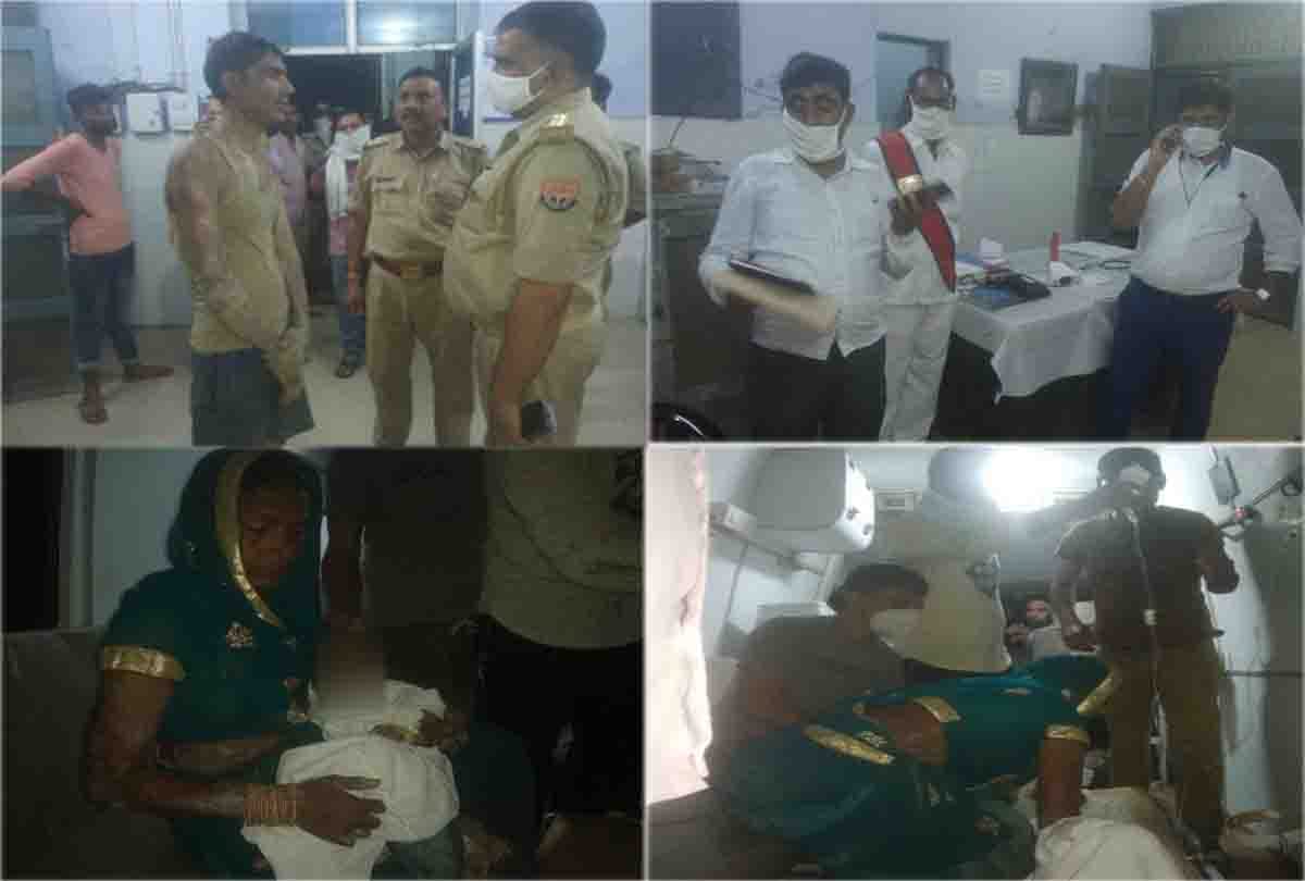 Mother and daughter died of death due to collapse of closet in fatehpur