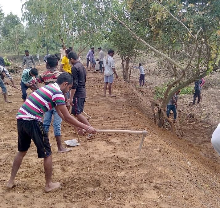work in sot rever in sambhal