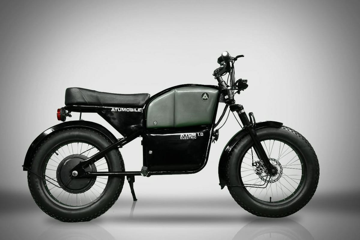 Atum 1.0 electric bike launched battery range 100 km in full charging no license and registration required electric vehicles in india