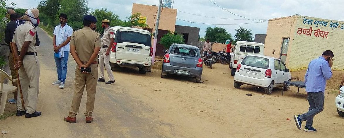 murder,wine shop,crime case file,fatehabad news