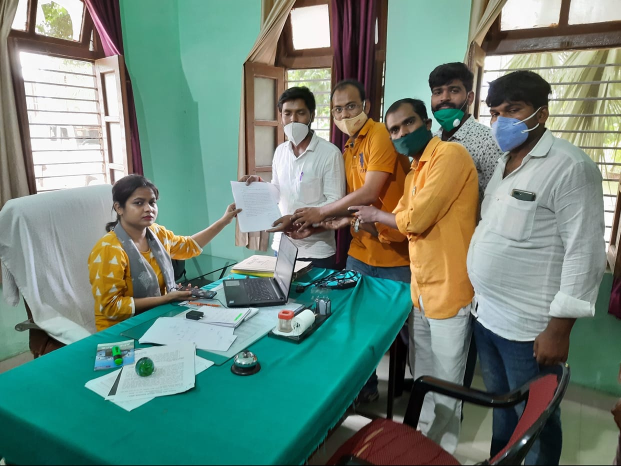 Memorandum submitted to BDO for construction of boundary wall of Gaushala