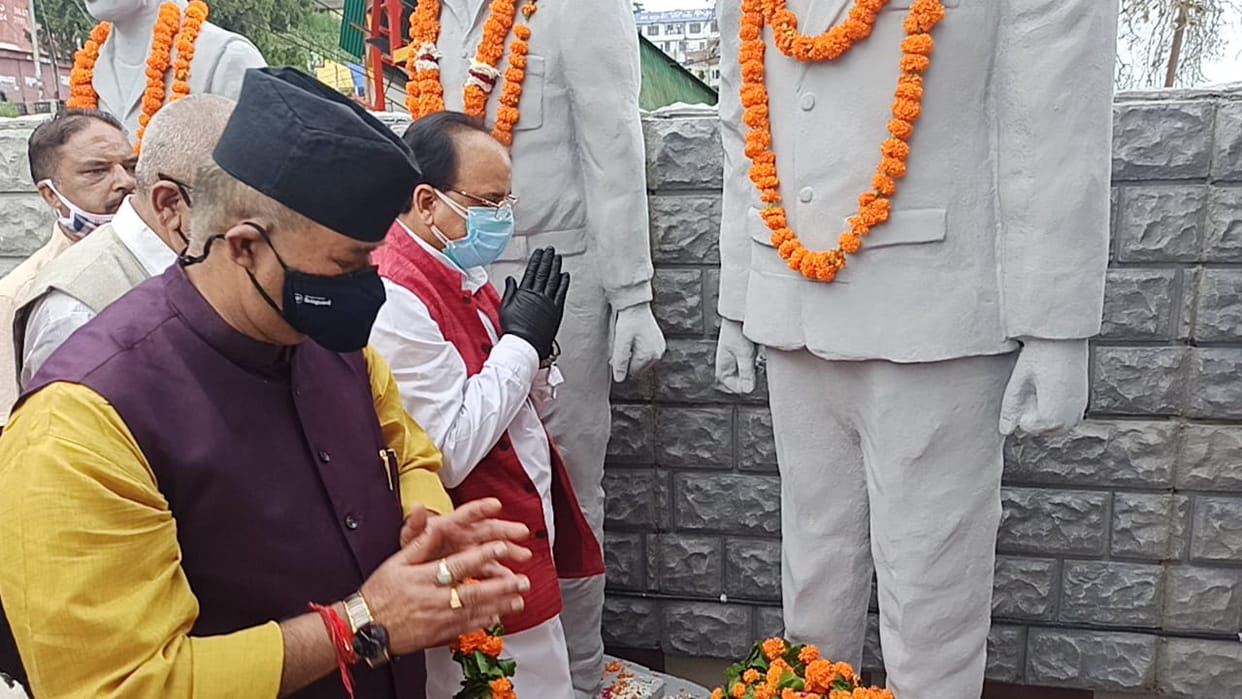 mussoorie goli kand : big leaders reached martyr site, paid tribute to martyrs