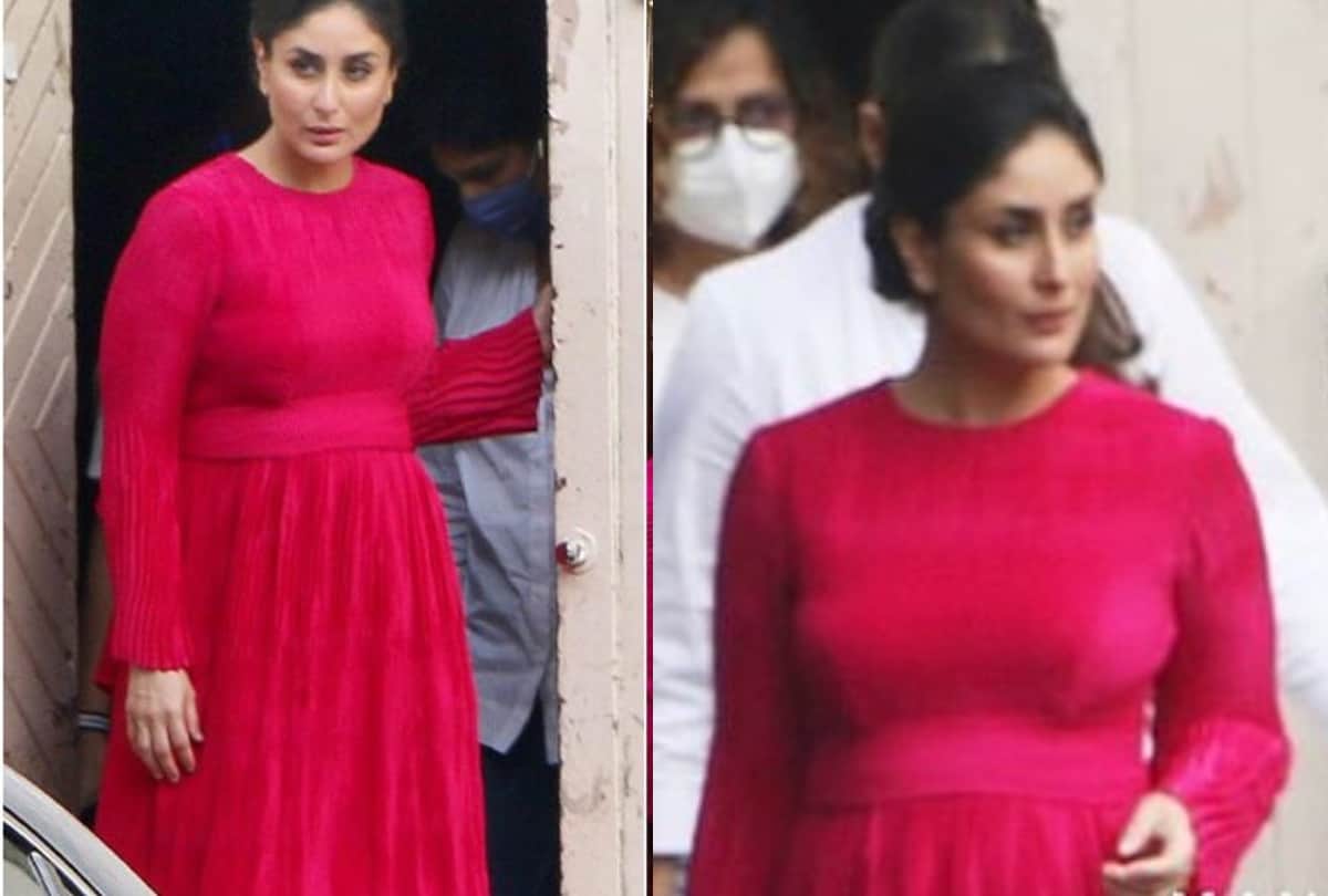 kareena kapoor throwback pic in red pleated dress goes viral
