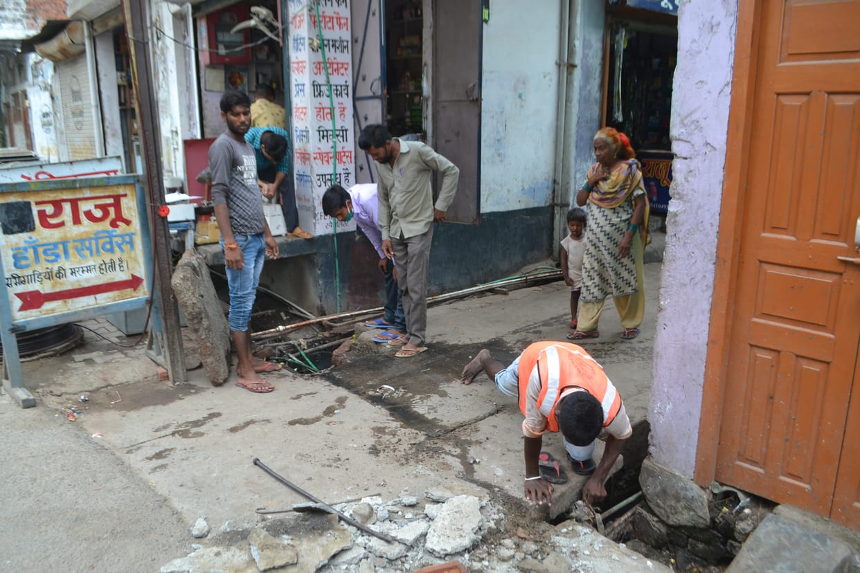 Leakage in pipeline found near GGIC