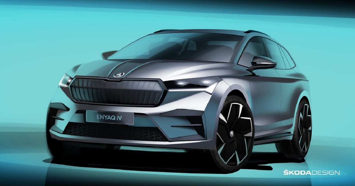 2021 skoda enyaq iv electric suv showcased know specifications features battery range skoda first electric SUV skoda enyaq iv interior electric vehicles