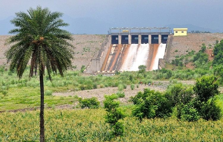 कौशल्या डैम के फ्लड गेट खोले, 39 क्यूसेक पानी छोड़ा - Flood Gate Of ...