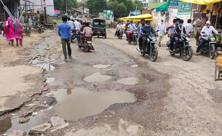 main roads become shabby