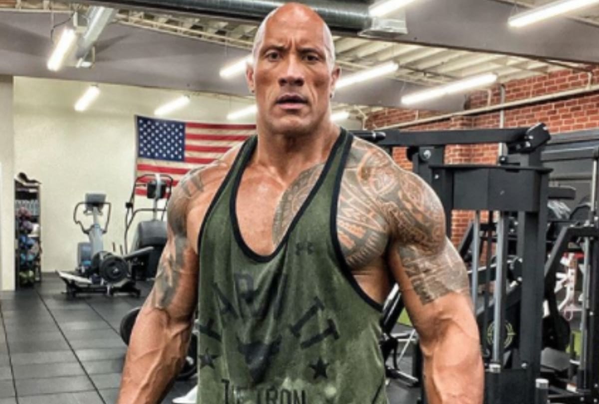 Dwayne Johnson Rips Off A Metal Gate With One Hand