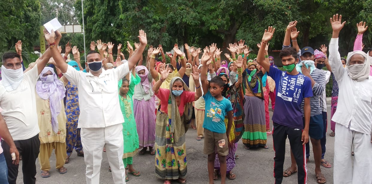 water crises in ac nagar ward 13 in faridabad