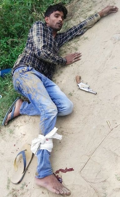 Rahul Khatta gang shooter Mobin injured in encounter