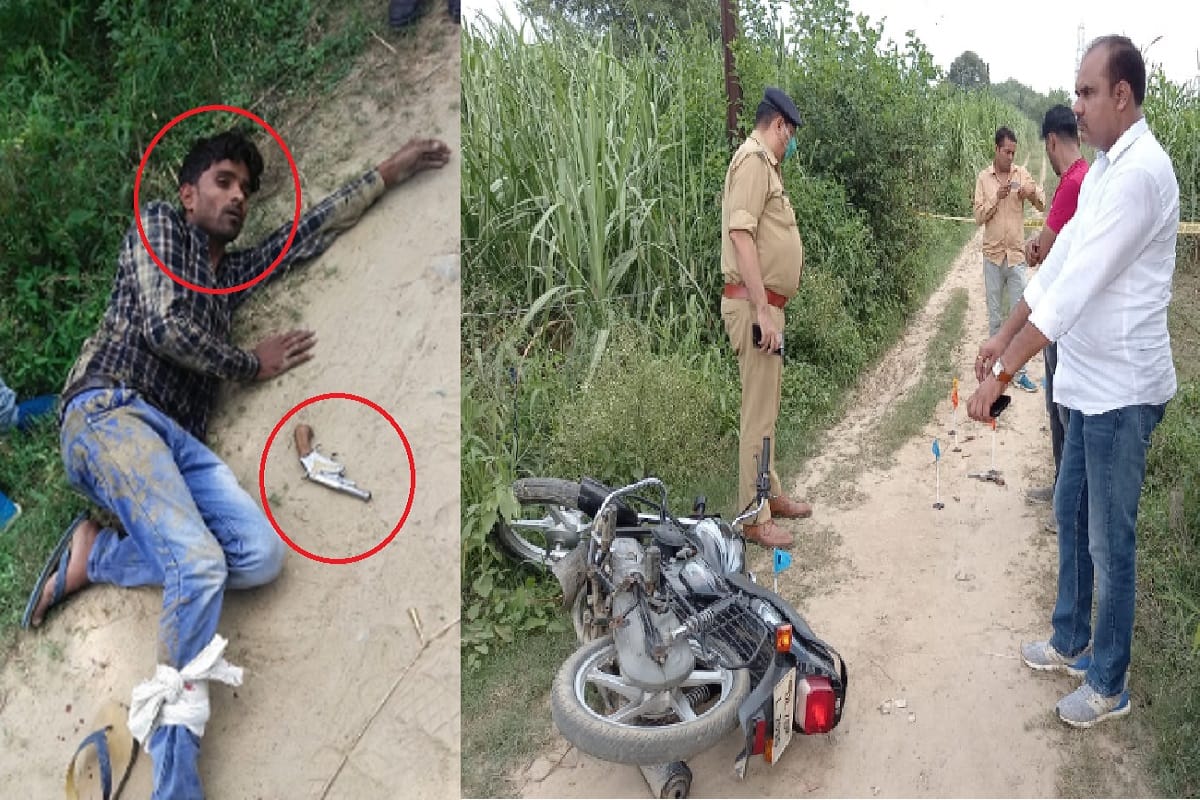 UP Crime News: Encounter in Baghpat and one criminal arrested and injured