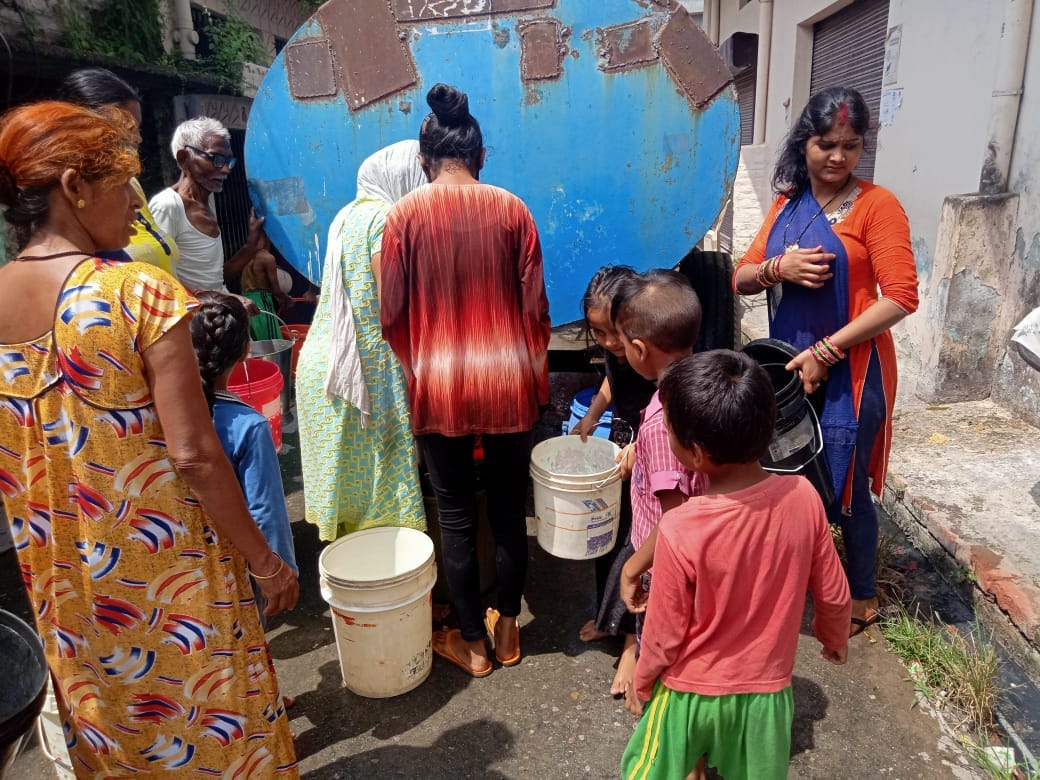 40 thousand population is not getting water