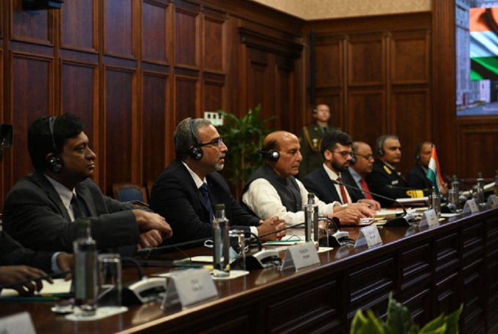 Defence Minister Rajnath Singh had a bilateral meeting with the Russian Defence Minister, General Sergey Shoigu in Moscow