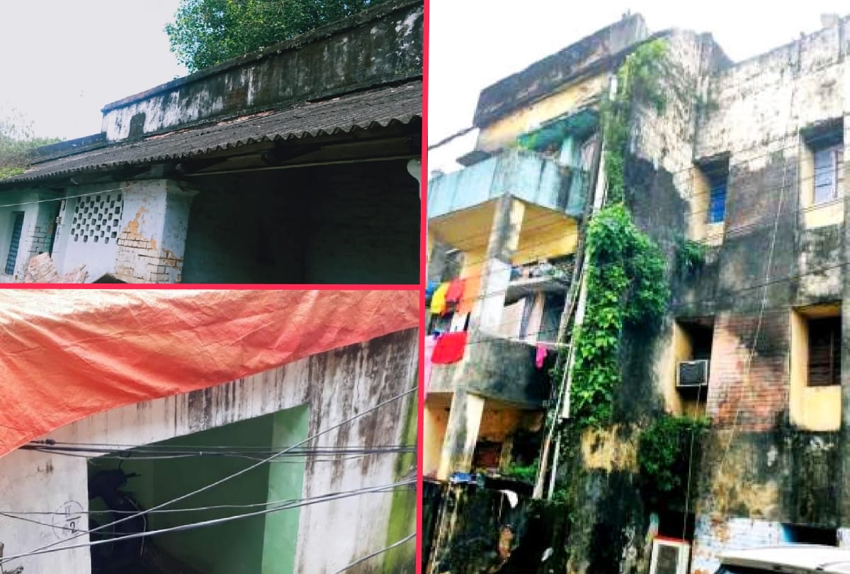 Gorakhpur police line family of policemen is living in dilapidated houses