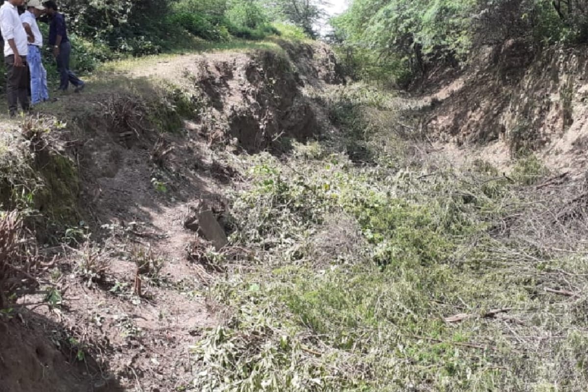 Pandav city Hastinapur was deserted after the war of Mahabharata, devastation caused by fierce flood and fire