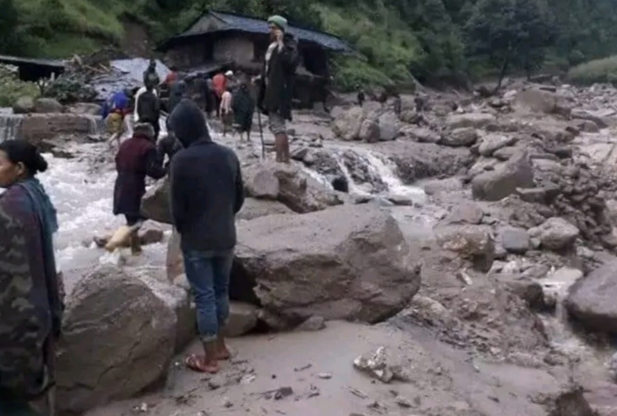 Nepal many people died and are missing in flood landslide incidents in Baglung following heavy rains