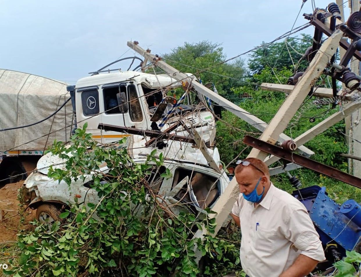old lady die, two women injured, accident