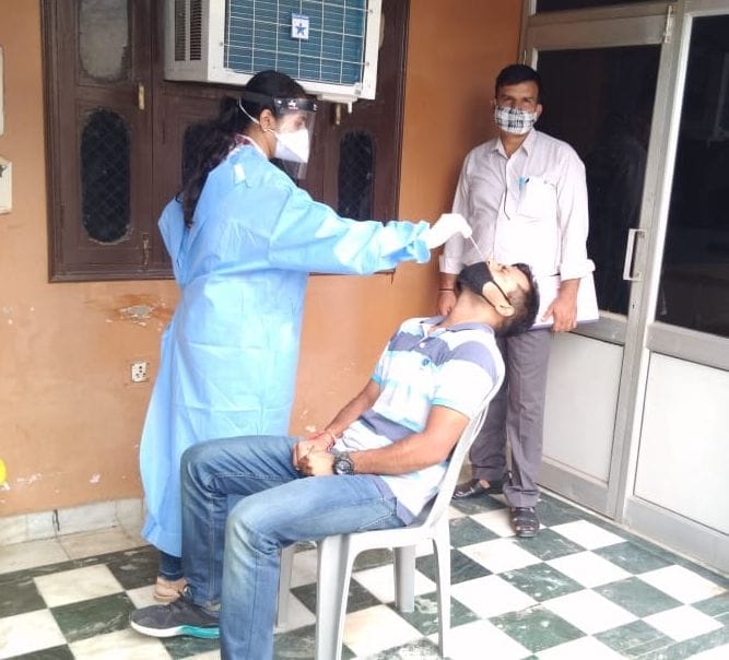 Corona havoc in district, record 191 new patients found in one day, 553 found in 4 days