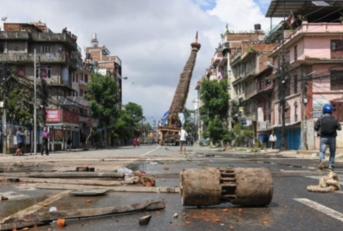 many people injured due to religious chariot journey in Nepal