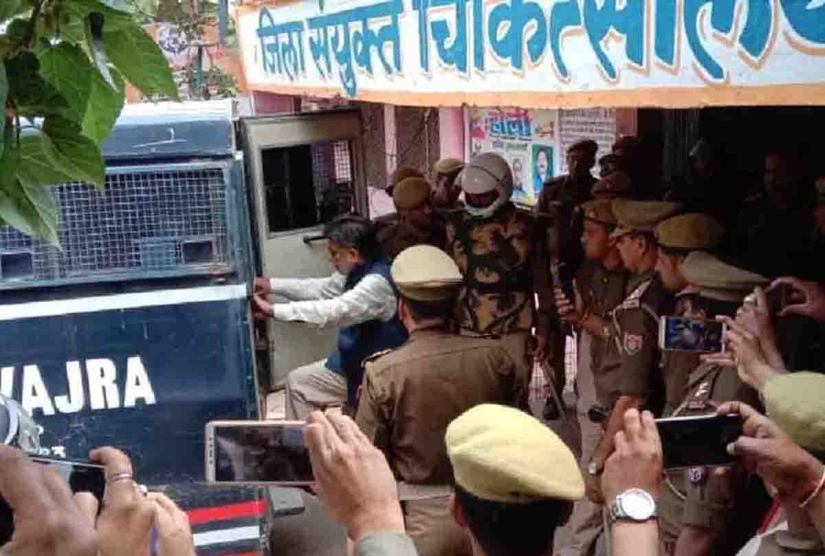 SP MLC, the main accused in the double murder case who did not come from Agra jail, next hearing will be on April 2